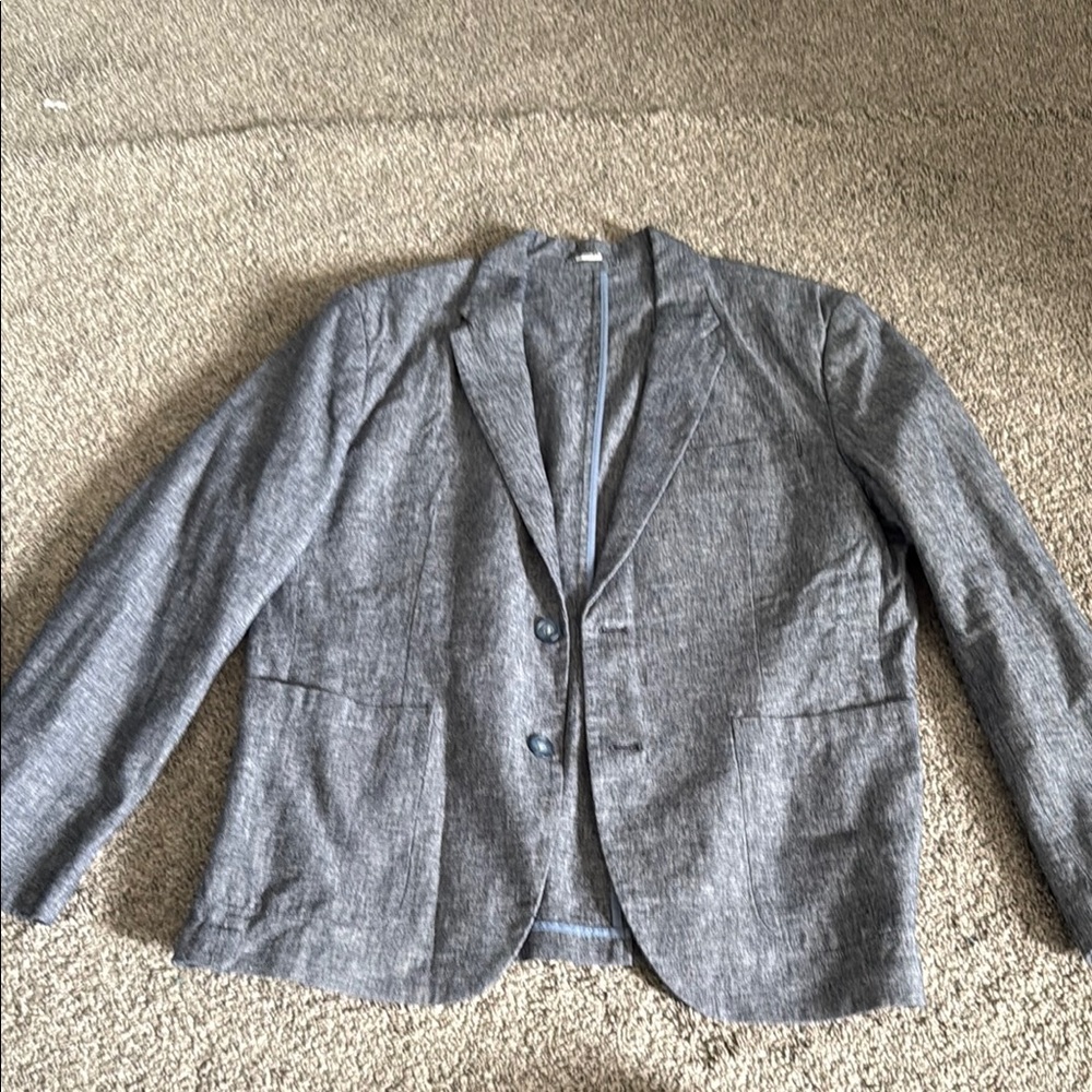 Old Navy Gray Sport Coat with Modern Slim Fit
